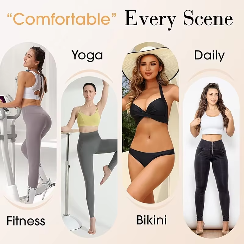 (4 PACK) Millory Seamless Camel toe Proof Liners