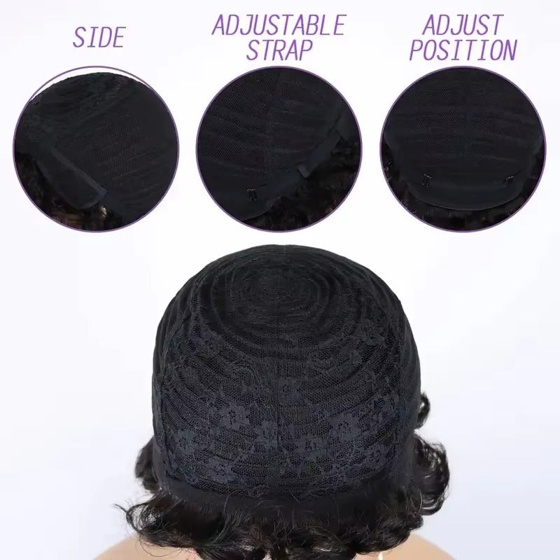 Millory Brazillian Remy Pixie Cut Wig