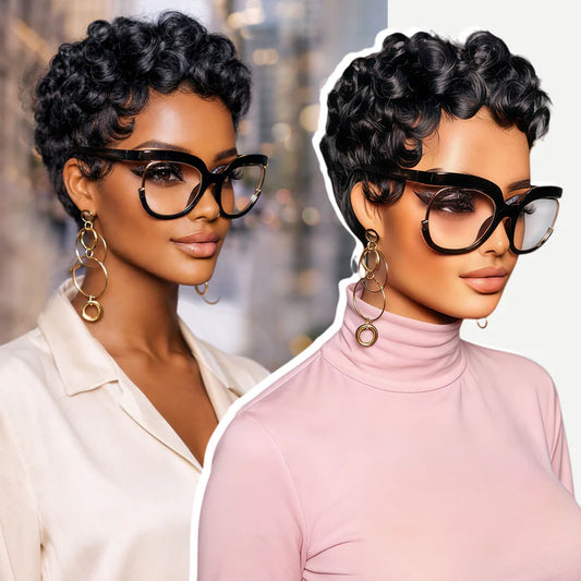 Millory Brazillian Remy Pixie Cut Wig