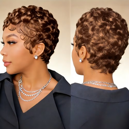 Millory Brazillian Remy Pixie Cut Wig