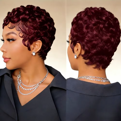 Millory Brazillian Remy Pixie Cut Wig